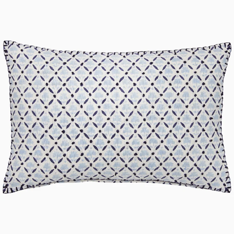 Memory foam reading pillows with built - in lights​ Sanya Indigo Kidney Pillow