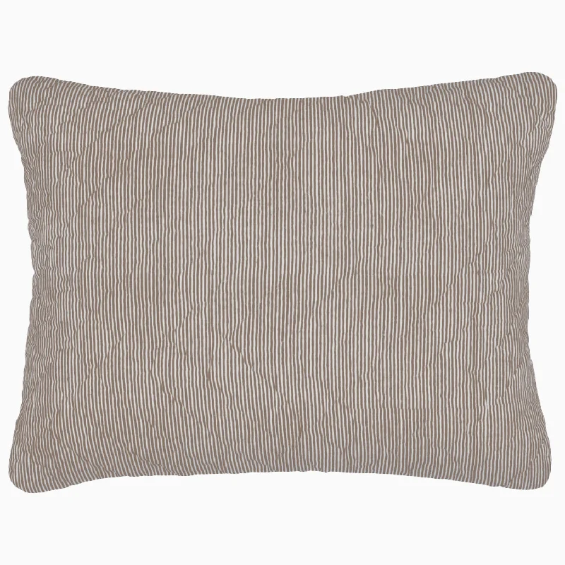 Feather pillows for softness and luxury​ Nandi Coffee Sham