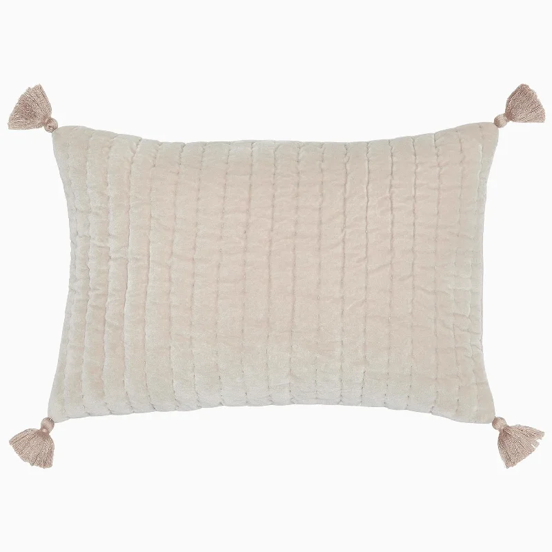 Organic cotton pillows for eco - conscious consumers​ Velvet Sand Kidney Pillow