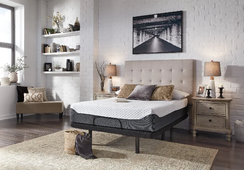 12 Inch Chime Elite King Adjustable Base with Mattress