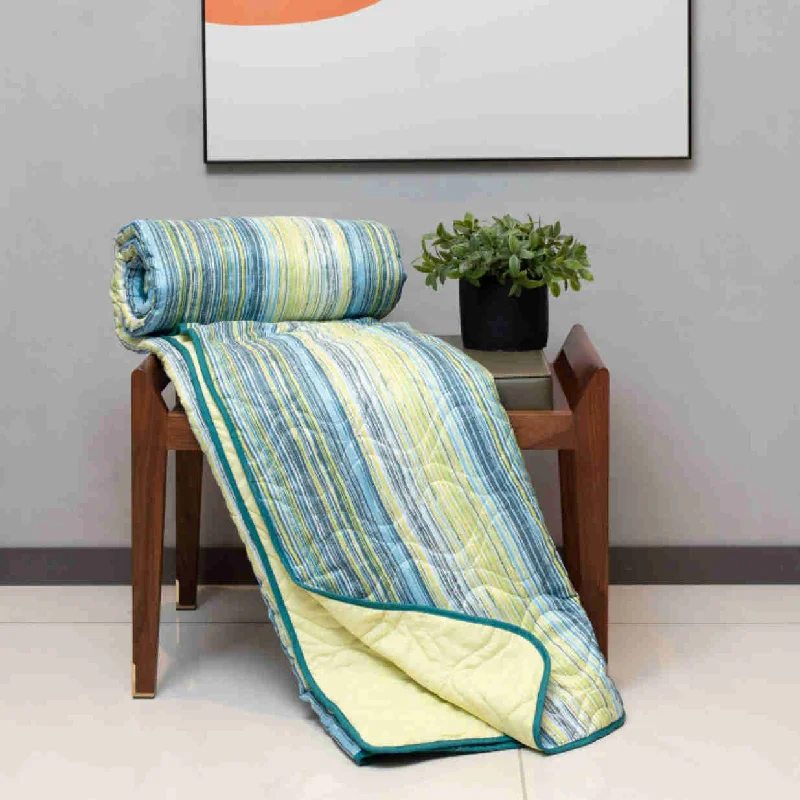 Mohair blankets with a unique sheen and softnessMicrofiber 120 GSM All Season AC Blanket / Dohar for bedroom - London