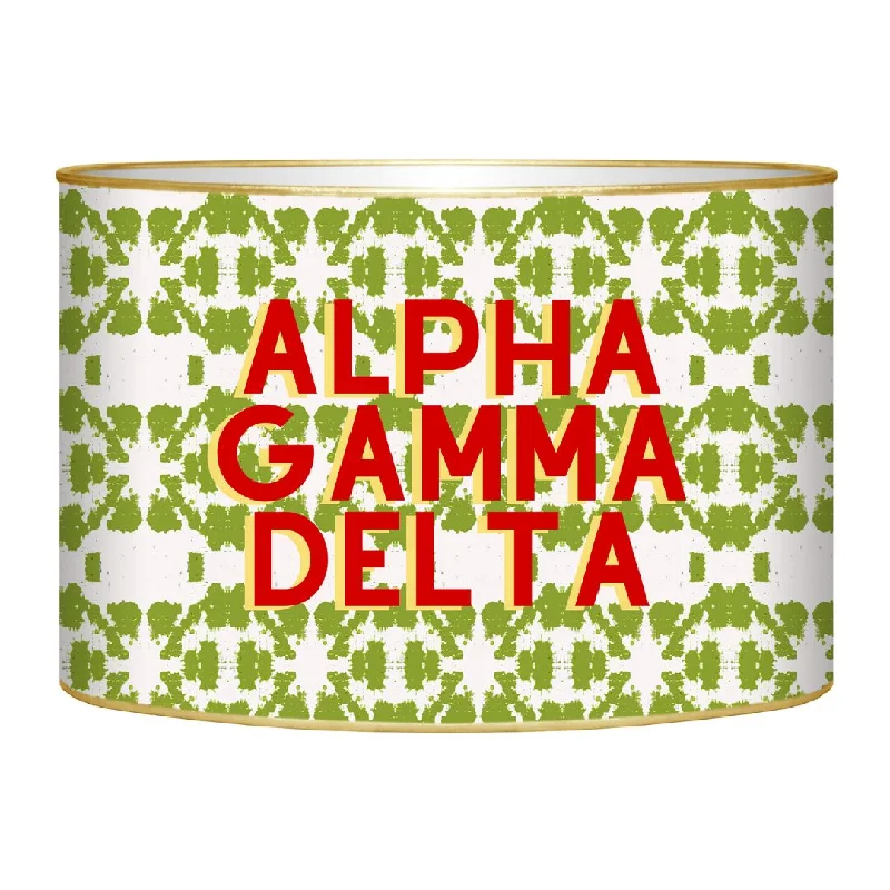 Custom - sized duvet covers to fit unique or non - standard bed framesAlpha Gamma Delta Letter Box