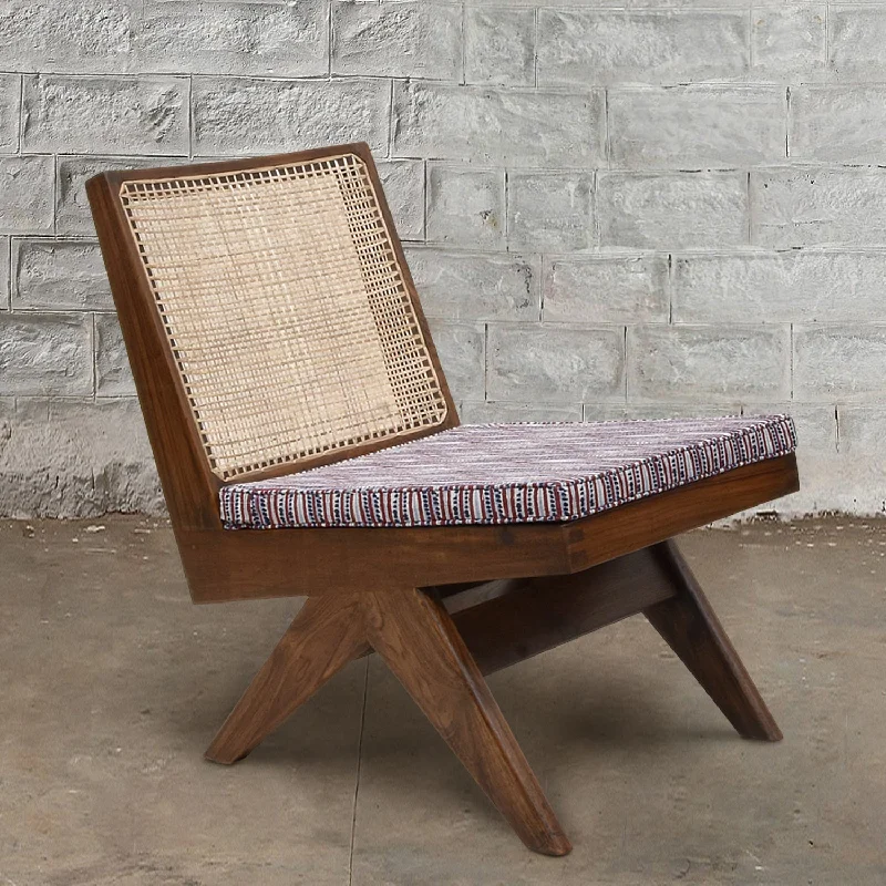Paisley - printed duvet covers for an exotic and elegant appearanceArmless Easy Chair in Vega Teak