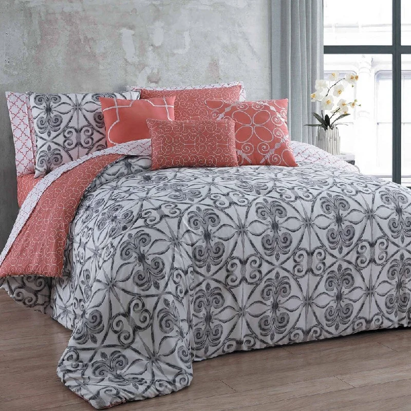 Down - filled comforters for supreme warmth and lightnessAvondale Manor Paloma 10-piece Bed in a Bag wtih Sheet Set Down - filled comforters for supreme warmth and lightnessAvondale Manor Paloma 10-piece Bed in a Bag wtih Sheet Set
