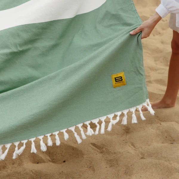 Rayon from bamboo blankets for a silky and breathable feelBig Beachy™ Blanket