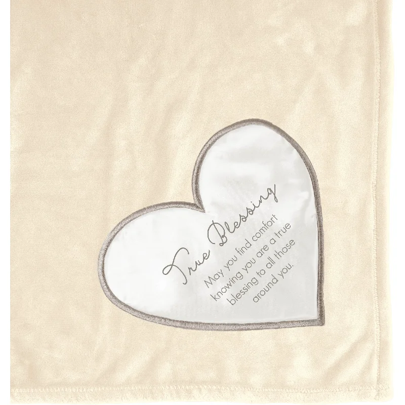 Fleece blankets for a cozy and plush textureBlessing 50" x 60" Royal Plush Blanket