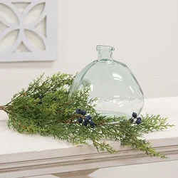 Blue Berry & Cedar Hanging Bush 27"