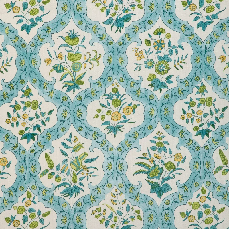 Chenille blankets with a thick and fuzzy textureBrunschwig & Fils Ventoux Print Decorative Fabric