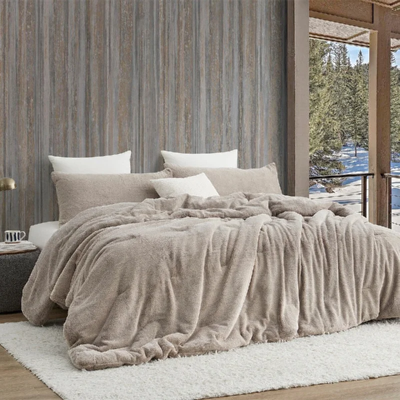 Silk - filled comforters for a luxurious and smooth touchButtercream Chunky Bunny - Coma Inducer® Oversized Comforter Set - Frosted Caramel Beige Silk - filled comforters for a luxurious and smooth touchButtercream Chunky Bunny - Coma Inducer® Oversized Comforter Set - Frosted Caramel Beige