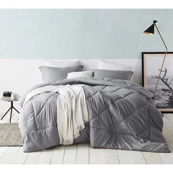 Synthetic - filled comforters like polyester for affordability and hypoallergenic propertiesBYB Alloy Reversible Full Comforter - Oversized Full XL Bedding Synthetic - filled comforters like polyester for affordability and hypoallergenic propertiesBYB Alloy Reversible Full Comforter - Oversized Full XL Bedding