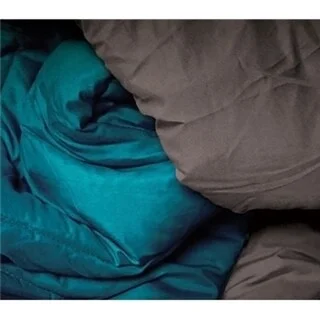 Wool - filled comforters with natural moisture - wicking and temperature - regulating featuresBYB Granite Gray/Ocean Depths Teal Reversible Twin XL Comforter