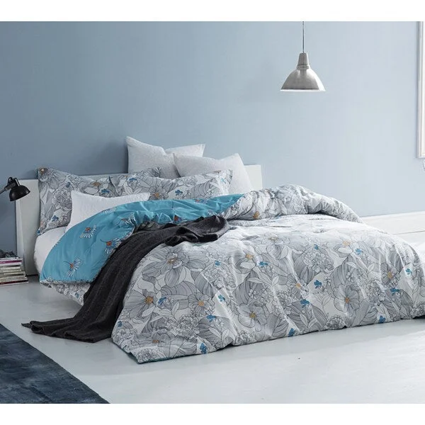 Goose down comforters known for their superior quality and insulationBYB Splash Cotton Comforter (Shams Not Included) Goose down comforters known for their superior quality and insulationBYB Splash Cotton Comforter (Shams Not Included)