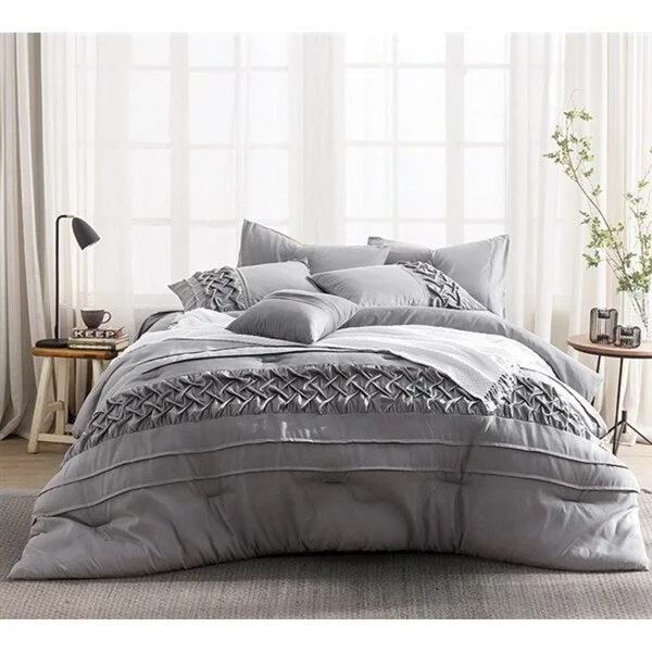 Synthetic - filled comforters like polyester for affordability and hypoallergenic propertiesBYB Tempo Comforter Set Synthetic - filled comforters like polyester for affordability and hypoallergenic propertiesBYB Tempo Comforter Set