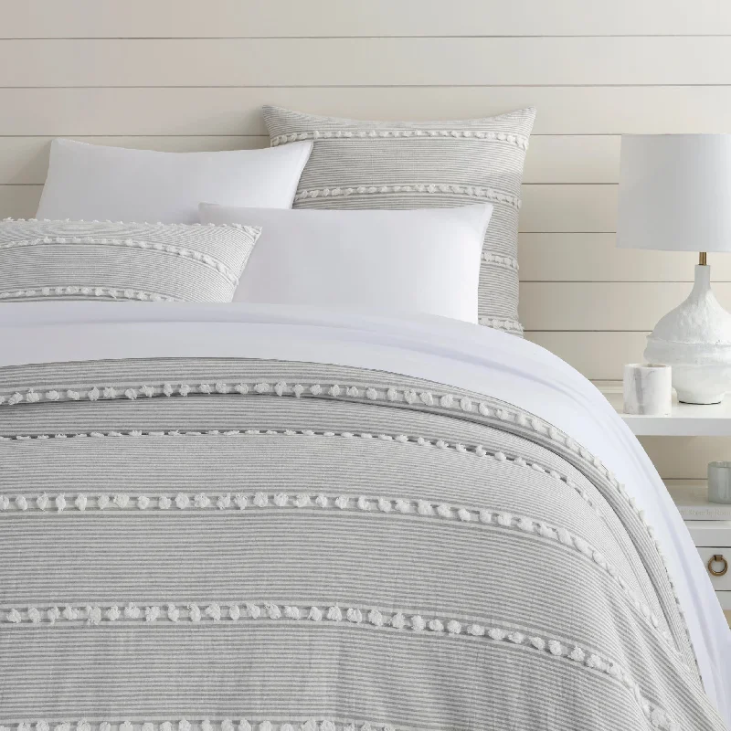 Duvet covers suitable for use with synthetic - filled comfortersCambria Linen Grey Duvet Cover