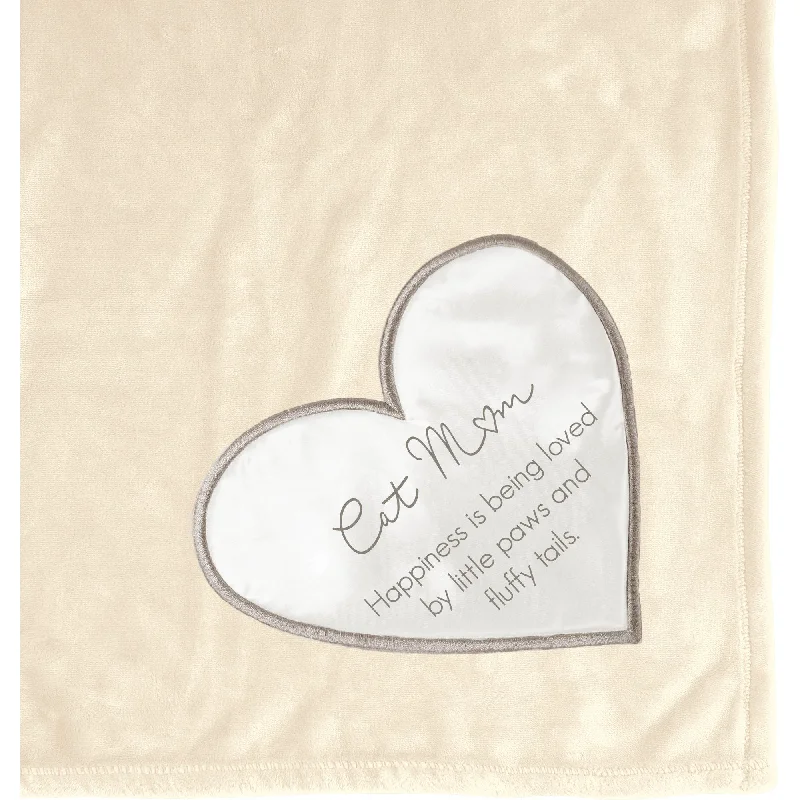 Bamboo fiber blankets with natural antibacterial propertiesCat Mom 50" x 60" Royal Plush Blanket