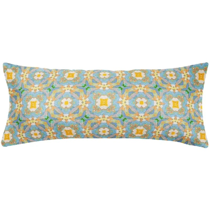 Boho - style duvet covers with vibrant colors and ethnic patternsChelsea Orange 14x36 Pillow