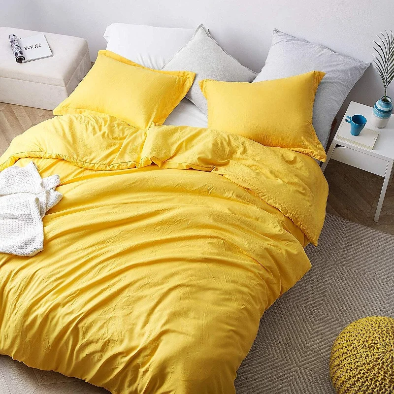 Cotton - filled comforters for a breathable and natural sleep experienceChommie - Weighted Natural Loft Comforter Set - Mimosa Cotton - filled comforters for a breathable and natural sleep experienceChommie - Weighted Natural Loft Comforter Set - Mimosa