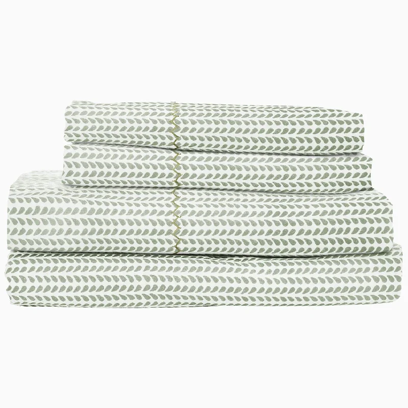 High - end luxury duvet covers for a top - tier sleep experienceCinde Sage Organic Sheet Set