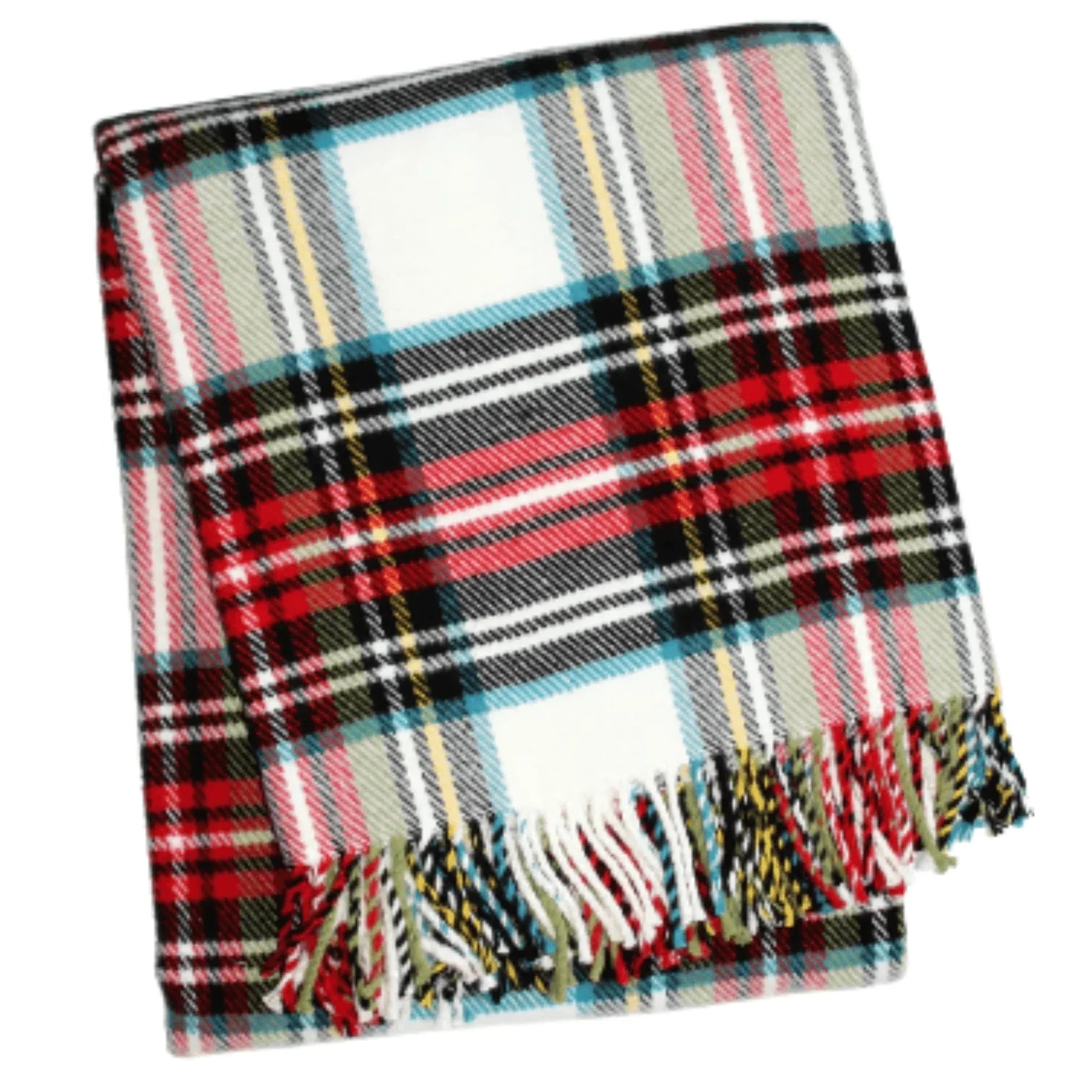 Cotton blankets for breathability and a lightweight feelClassic Tartan Plaid Fringed Throw - Can be Monogrammed