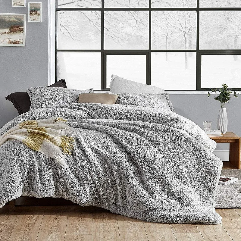 Microfiber - filled comforters that are lightweight and easy to care forComa Inducer Oversized Comforter - Two Tone - Wrought Iron Microfiber - filled comforters that are lightweight and easy to care forComa Inducer Oversized Comforter - Two Tone - Wrought Iron
