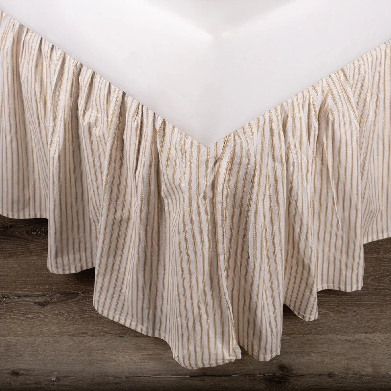 Cottage Home Ivy Stripe 3 Piece Tuck in Bed Skirt