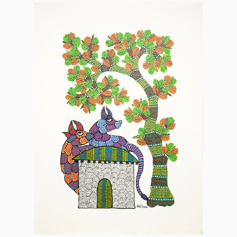 Egyptian cotton duvet covers for a luxurious and soft feelCows and Hut Painting