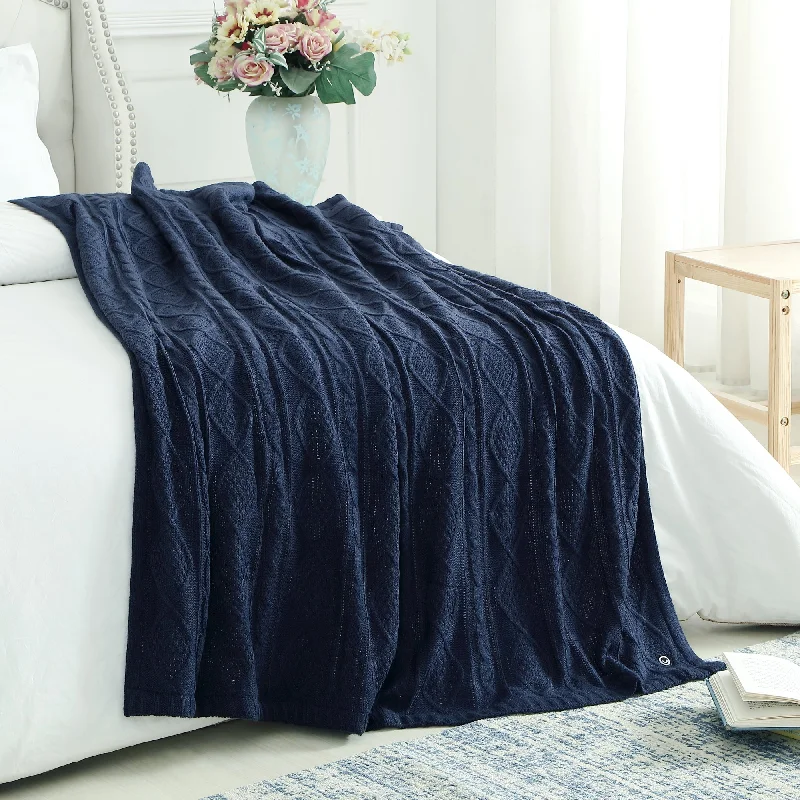 Microfiber blankets that are durable and easy to care forCozy Tyme Zaim Throw