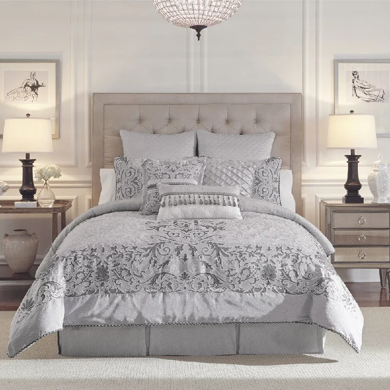 Goose down comforters known for their superior quality and insulationCroscill Luxembourg Bedding 4-piece Comforter set Goose down comforters known for their superior quality and insulationCroscill Luxembourg Bedding 4-piece Comforter set