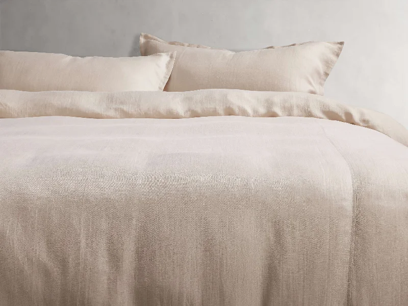 Flannel duvet covers for warmth in cold weatherCupro Linen Duvet