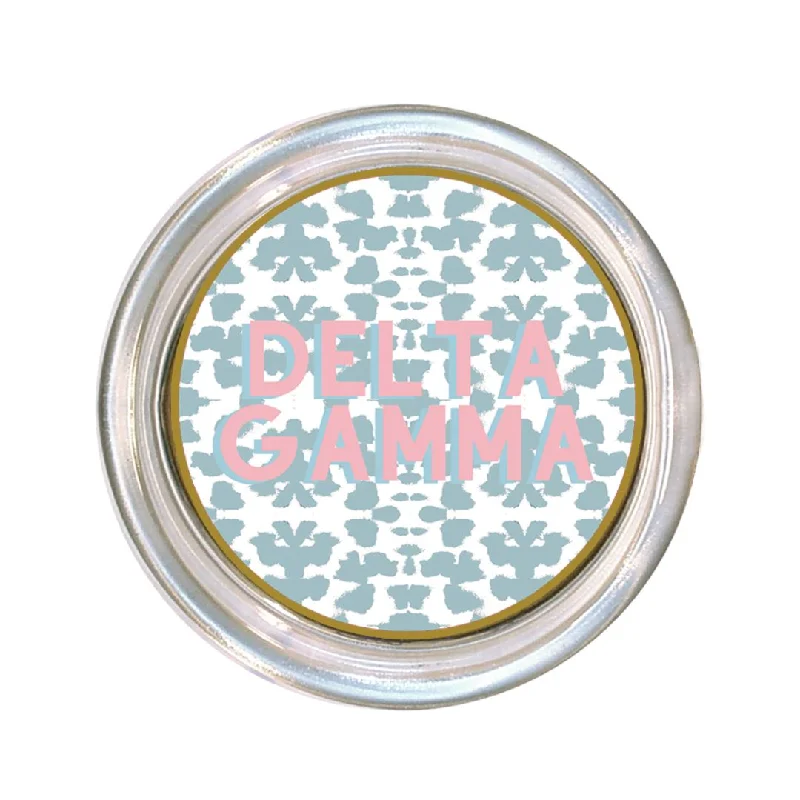 Bamboo - derived duvet covers with antibacterial and moisture - wicking propertiesDelta Gamma Large Glass Coaster