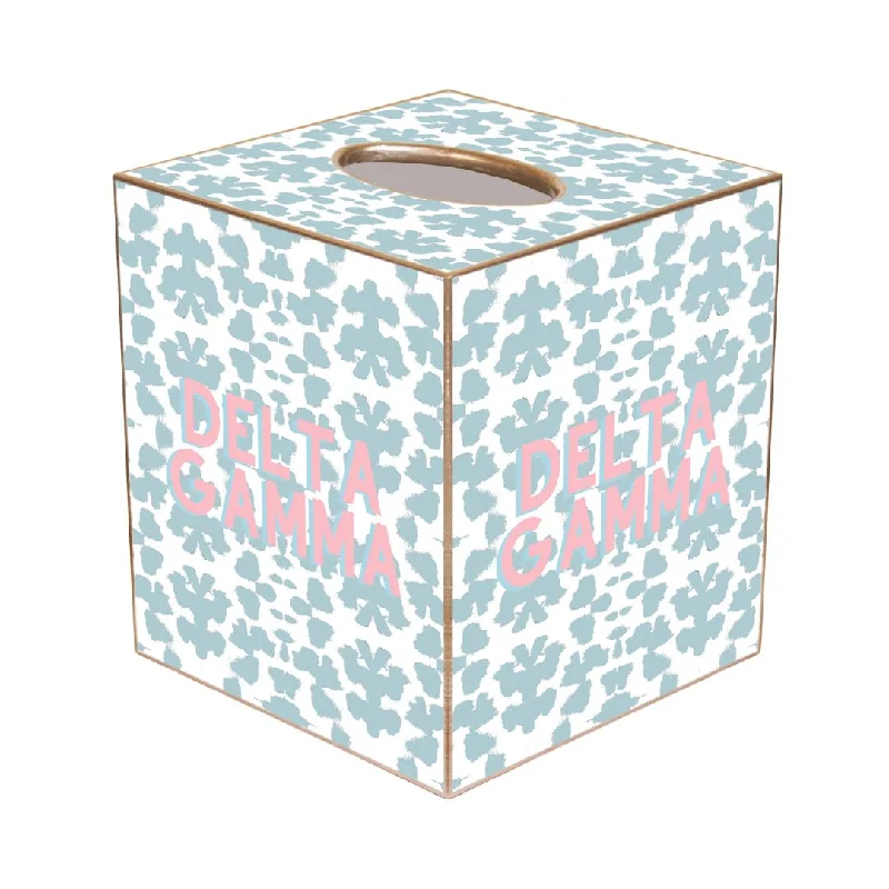 Custom - sized duvet covers to fit unique or non - standard bed framesDelta Gamma Tissue Box Cover