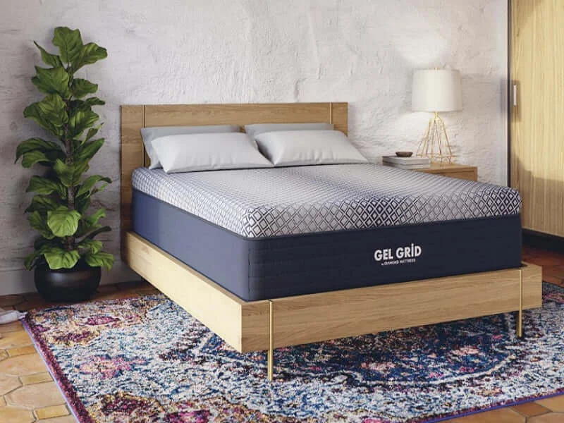 Diamond Gravity Cool Gel Grid Hybrid 13" Mattress