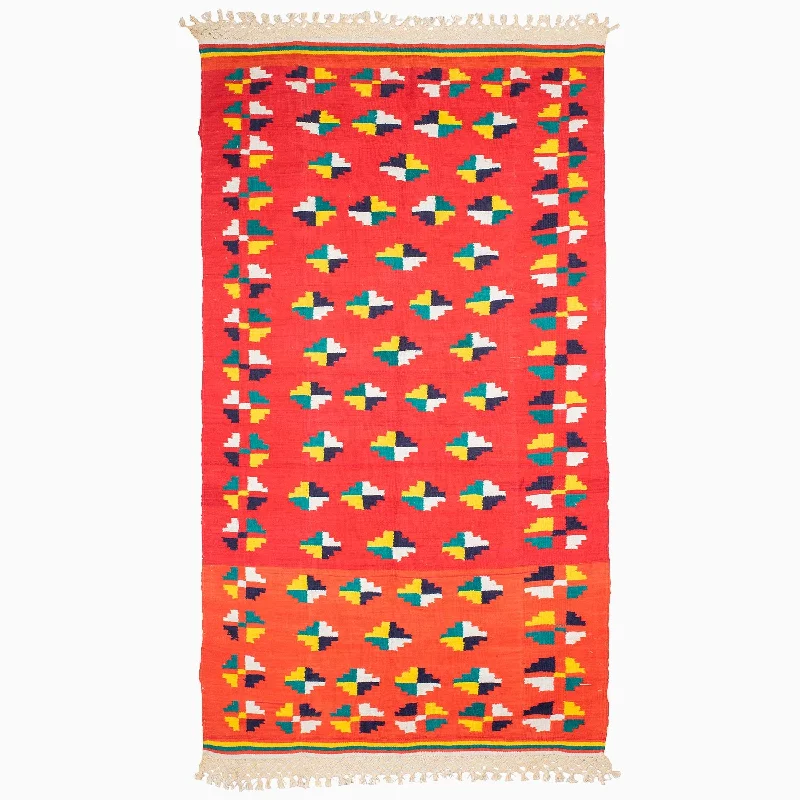 Organic cotton duvet covers for a chemical - free and eco - friendly optionDiamonds Dancing Rug