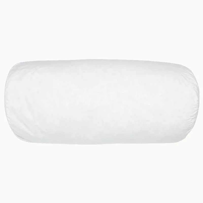 Embroidered duvet covers with intricate needlework for a luxurious touchDown Alternative Insert for 14 x 36 Round Bolster Pillow