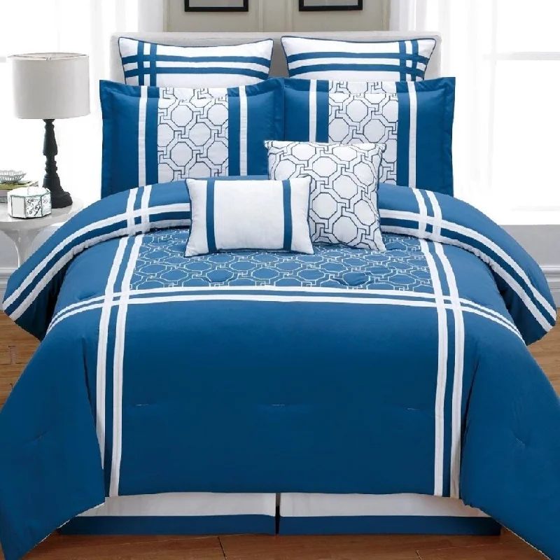 Bamboo - fiber - filled comforters with antibacterial and breathable qualitiesFashion Street Aegean 8-piece Comforter Set Bamboo - fiber - filled comforters with antibacterial and breathable qualitiesFashion Street Aegean 8-piece Comforter Set