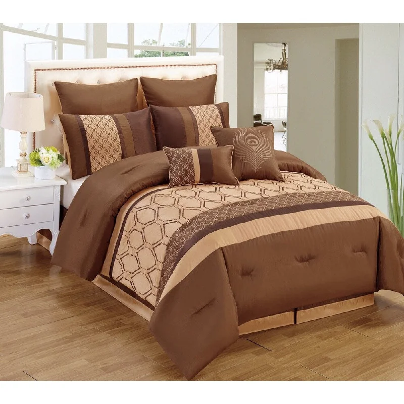 Queen - size comforters for standard queen - sized mattressesFashion Street Arpie 8-piece Comforter Set Queen - size comforters for standard queen - sized mattressesFashion Street Arpie 8-piece Comforter Set