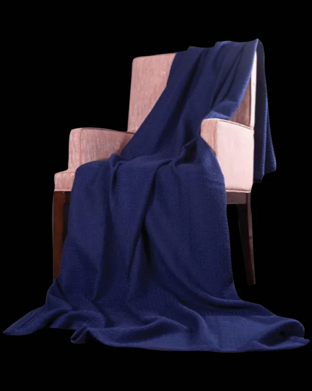 Acrylic blankets for a soft and affordable alternativeFIELD BLUE  THROW & BLANKETS