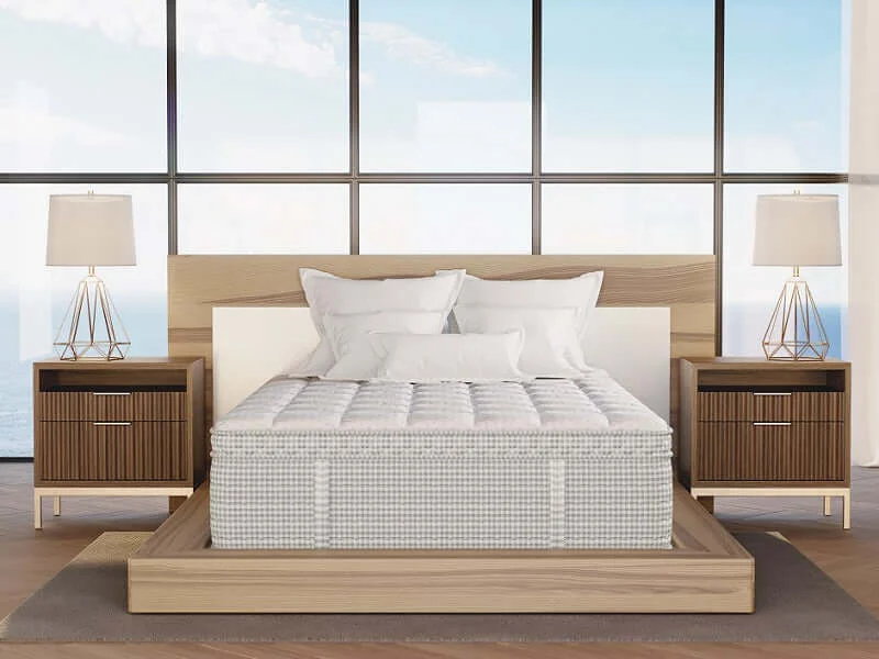 Diamond Lucille Firm Natural Latex Lux Euro Top 15" Mattress