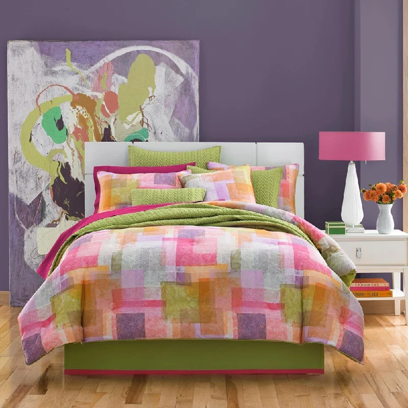 Duck down comforters with a softer feel and good warmth retentionFive Queens Court Boho Cotton 4-piece Comforter Set - Pink Duck down comforters with a softer feel and good warmth retentionFive Queens Court Boho Cotton 4-piece Comforter Set - Pink