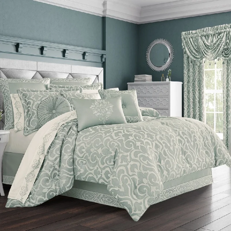 Synthetic - filled comforters like polyester for affordability and hypoallergenic propertiesFive Queens Court Luther Woven Jacquard Comforter Set Synthetic - filled comforters like polyester for affordability and hypoallergenic propertiesFive Queens Court Luther Woven Jacquard Comforter Set
