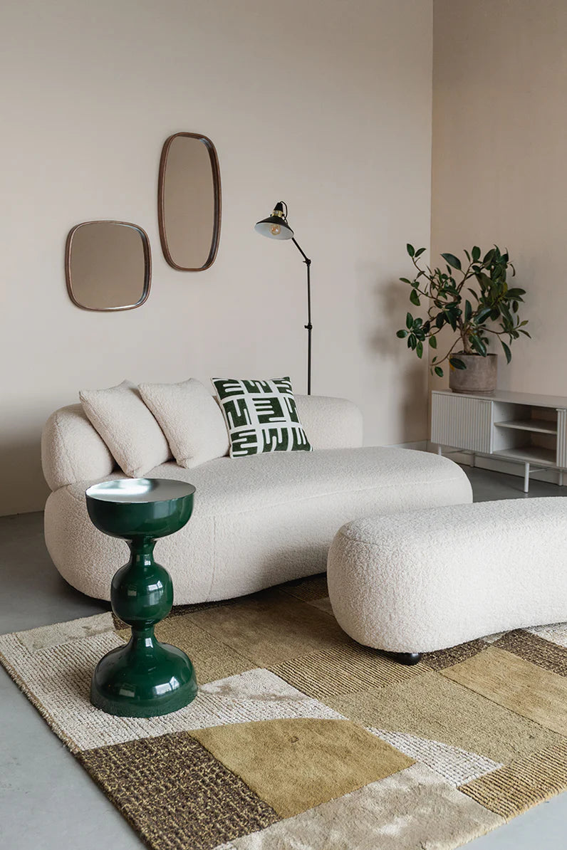 Cotton blankets for breathability and a lightweight feelFoxford Cloud Bouclé Hocker