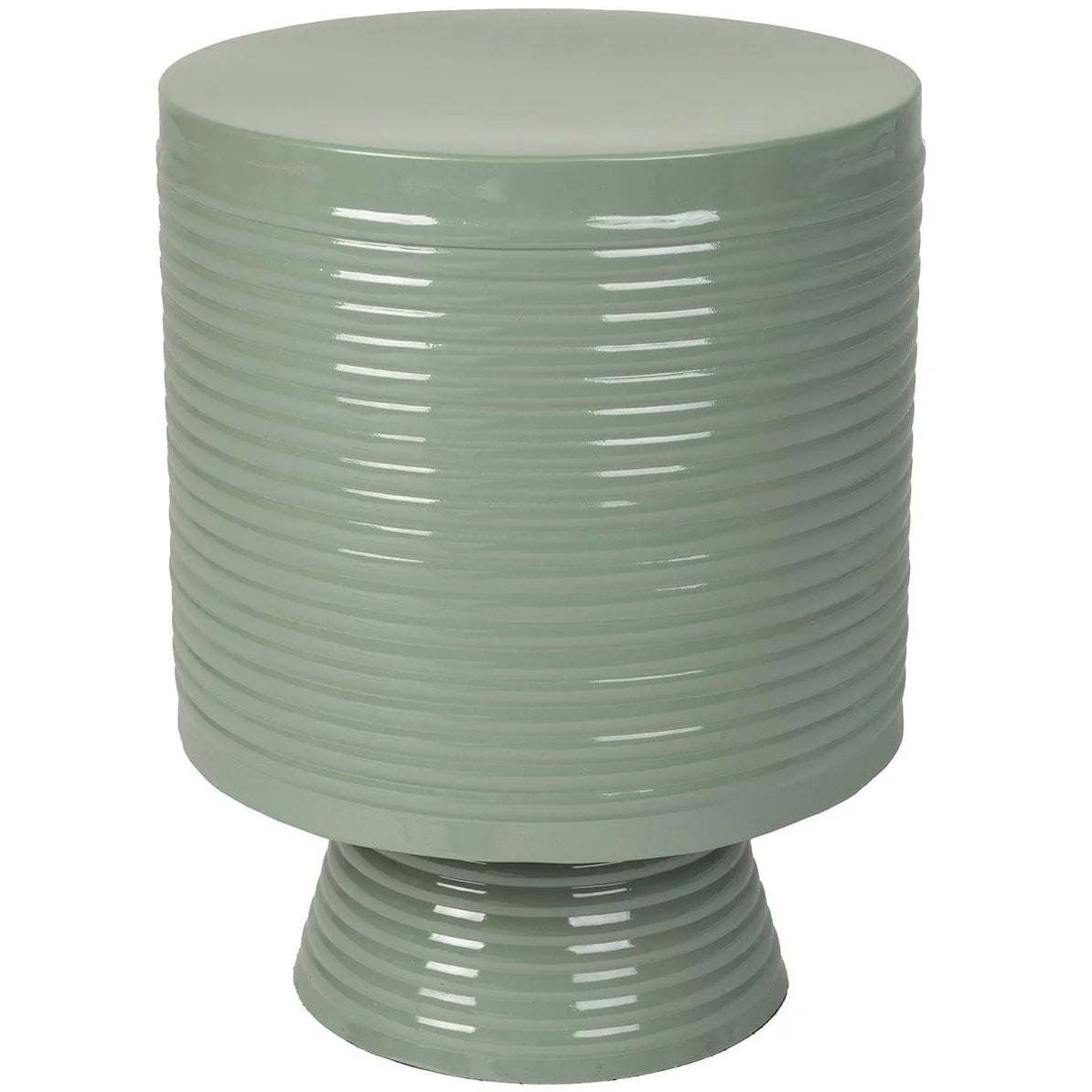 Rayon from bamboo blankets for a silky and breathable feelFoxford Small Ferrous Side Table - Sage