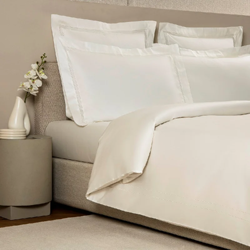 Polyester duvet covers with durability and colorfastnessFrette Doppio Ajour Cotton Bed Linens