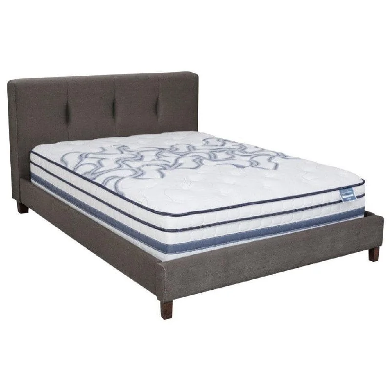 Full Diamond Lily Medium Gel Memory Foam Euro Top 12.5" Floor Model Clearance Mattress