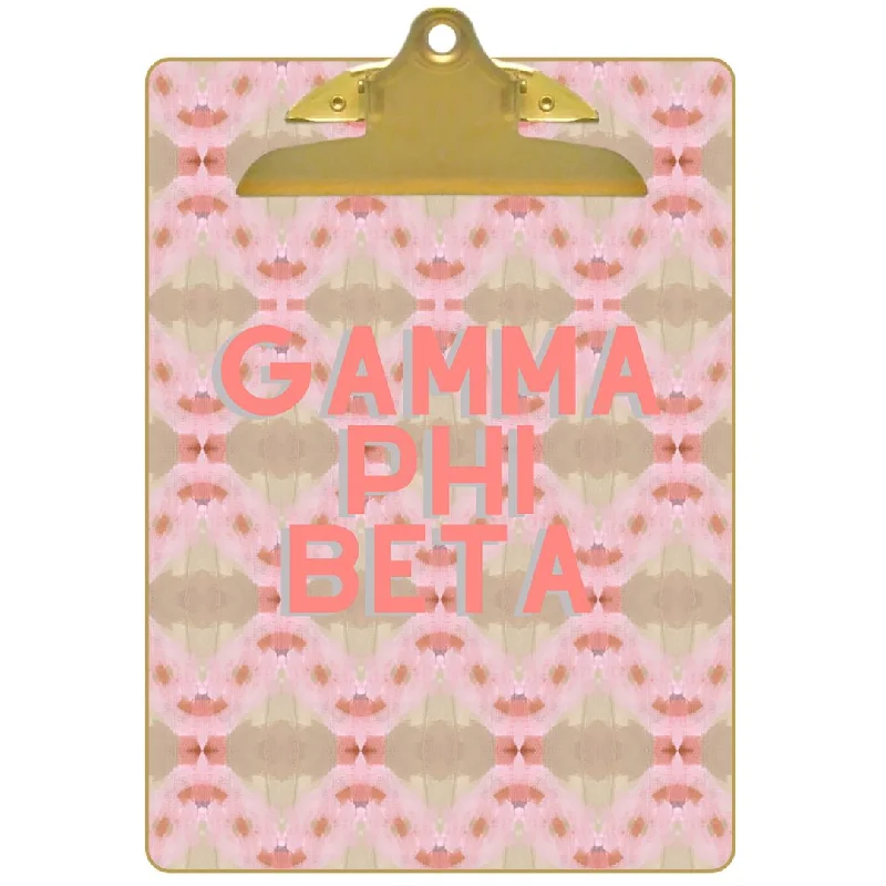 Budget - friendly duvet covers for first - time homebuyers or studentsGamma Phi Beta Clipboard