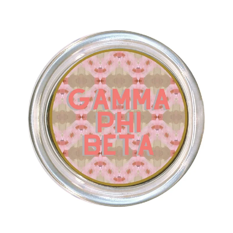 Tie - closure duvet covers with fabric ties for a more decorative and adjustable optionGamma Phi Beta Large Glass Coaster