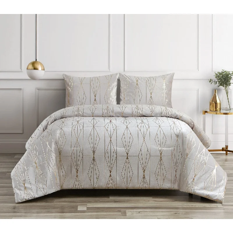Bamboo - fiber - filled comforters with antibacterial and breathable qualitiesGatsby 3 Piece Comforter Set Bamboo - fiber - filled comforters with antibacterial and breathable qualitiesGatsby 3 Piece Comforter Set