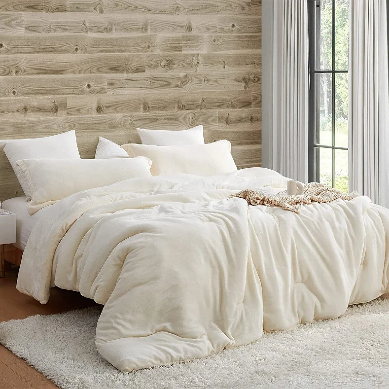 King - size comforters to fit large king - sized beds perfectlyGit Cozy - Coma Inducer® Oversized Comforter Set - Taupe White King - size comforters to fit large king - sized beds perfectlyGit Cozy - Coma Inducer® Oversized Comforter Set - Taupe White