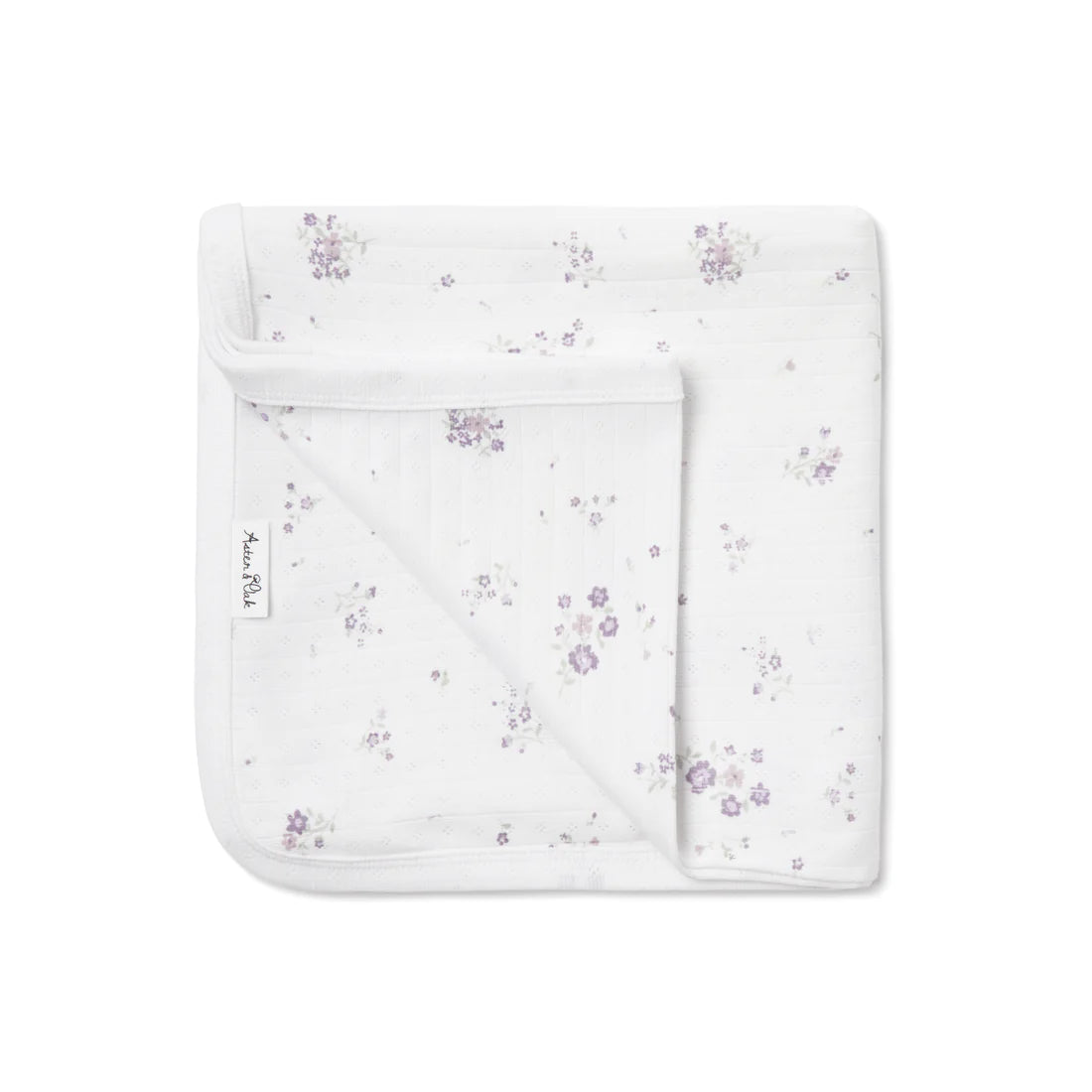 Chenille blankets with a thick and fuzzy textureGrace Floral Baby Wrap