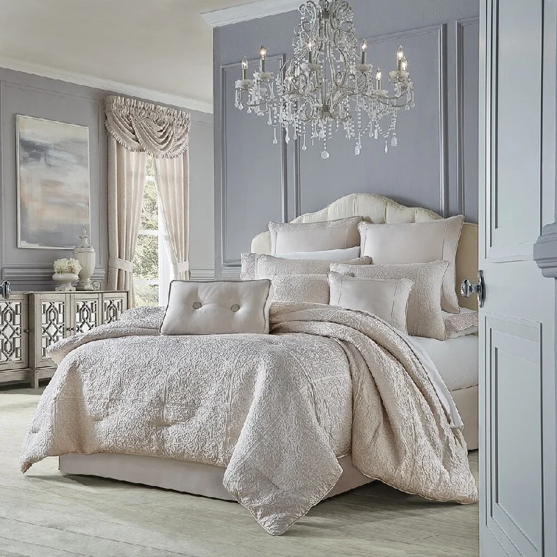 Queen - size comforters for standard queen - sized mattressesGracewood Hollow Malinda Blush Luxe Comforter Set